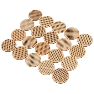 20 Pezzi Fette Cerchio Etichette Vuote Fai da Te per Artigianato Scrapbooking e Decorazione - Foto 1 di 12