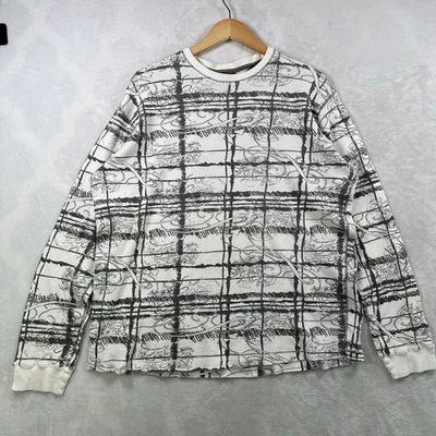 Point Zero Vtg Tunic Shirt Size 2XL Mens White Long Sleeve Skater Skate Y2K - Image 1 of 4