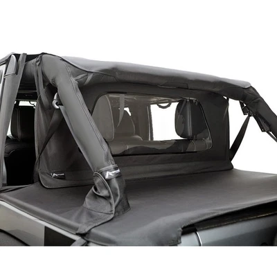 For Jeep Wrangler JK 2018 Rampage 990035 Black Diamond Windbreaker - Imagem 1 de 4