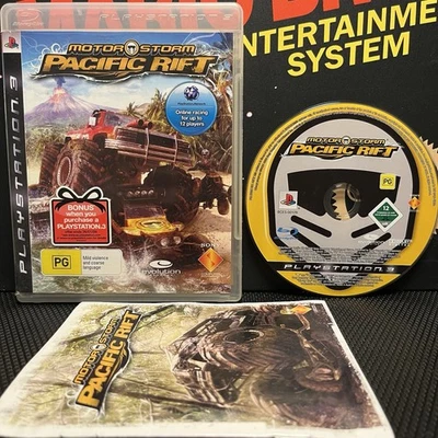 Motorstorm Pacific Rift W.Manual Playstation 3 PS3 PAL TESTED FREE POSTAGE - Image 1 of 4