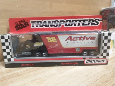 Matchbox Transporters Nascar 1/87 diecast #32 Active Racing Jimmy Horton 1993 - Image 1 of 4