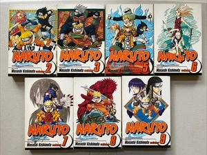 Naruto Manga Englisch Konvolut 7 Buch Shonen Jump Masashi Kishimoto, Vol. 2-3 & 5-9 - Bild 1 von 16