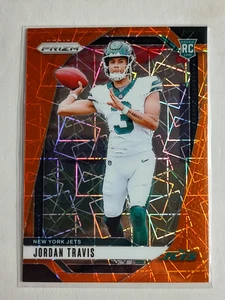 2024 Panini Prizm Orange Lazer Jordan Travis RC New York Jets #359 - Bild 1 von 2