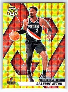 2024-25 Panini Mosaic #87 Deandre Ayton Reactive Yellow Mosaic Trail Blazers - Bild 1 von 2