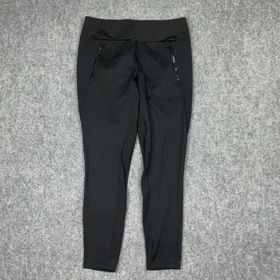 Pantalones ajustados de vellón híbridos pico negro talla L Athleta para mujer Foto 1 de 4