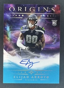 2025 Panini Origins Elijah Arroyo Rookie Auto RC RA-EAY Turquise /25 - Picture 1 of 2