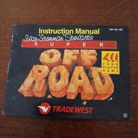 NES Super Off Road Instruction Manual 1989 Nice Condition 