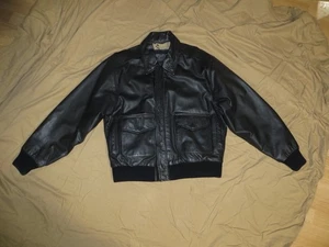 Vtg. Air Force Jacket Type A-2 Leather Flight Aviator Jacket Sz. Med Exc. Cond.! - Picture 1 of 9