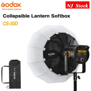 US Godox CS-50D 50cm Lantern Quick-install Softbox Fr Godox Aputure Bowens Flash - Picture 1 of 13