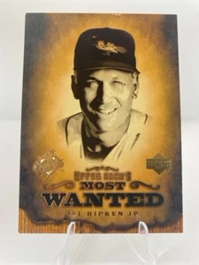 Cal Ripken Jr. 2001 Upper Deck #MW2 Upper Deck's Most Wanted Orioles - Imagen 1 de 2