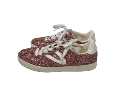 Zapatillas deportivas Tretorn rosa brillo para mujer talla 6 con cordones Foto 1 de 4