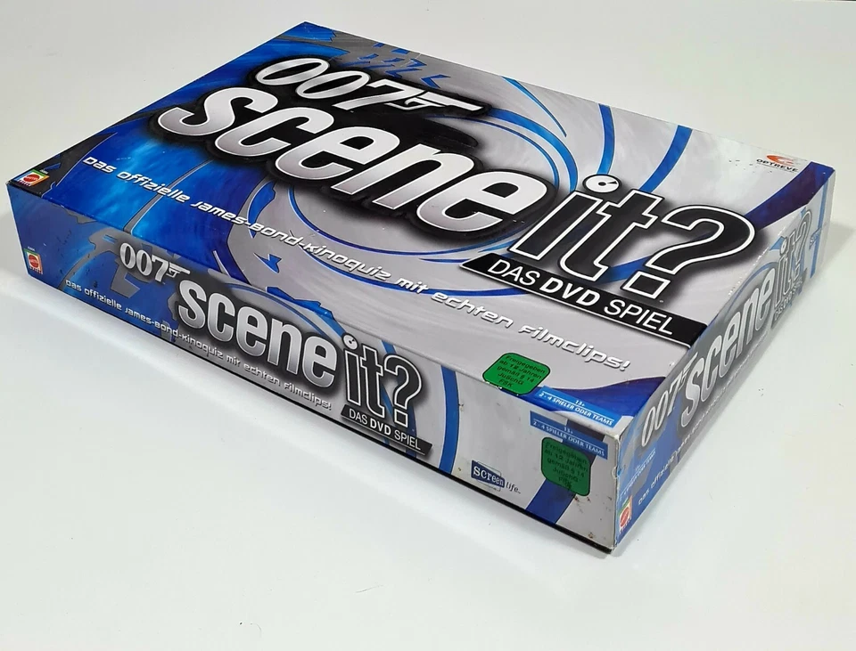 ©2005 Mattel DVD Brettspiel SCENE IT? JAMES BOND 007 Quiz dt. Real Movie Clips - Bild 1 von 3