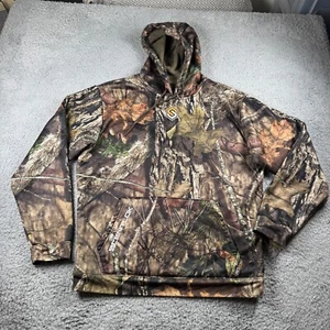 ScentLok Mossy Oak Break Up Country Camouflage Carbon Alloy Hoodie Outdoor Large - Picture 1 of 6