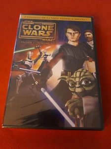 Star Wars The Clone Wars Season 1 Volume 1 DVD New PAL FR - Picture 1 of 2