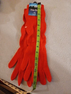 Gloves: Polar Wear Red Long Knit - Изображение 1 из 3