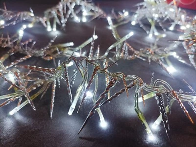 Luci di Natale ghiaccioli argento LED  - Immagine 1 di 3