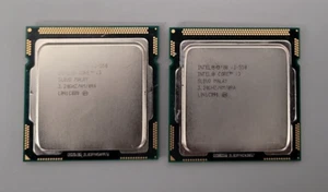 INTEL CORE PROCESSOR i3-550 @3.2 GHz / MODEL SLBUD (LOT OF TWO) - Picture 1 of 6