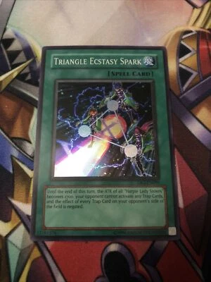 1x (EX) Triangle Ecstasy Spark - DR3-EN099 - Super Rare - Unlimited Edition  YuG - Image 1 of 2