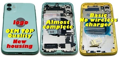 Repuesto completo de marco de puerta de batería trasera para iPhone 11 Foto 1 de 4