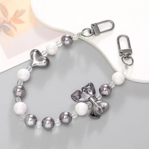 Pendant Mobile Phone Lanyard Beaded Accessory Phone Chain - Photo 1 sur 18