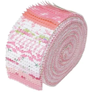 Jelly Roll Fabric Strips for Quilting Crafting and Sewing 42 Strip Assorted B... - Picture 1 of 6