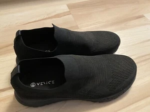 Slipper Schuhe Herren 45 von Venice Schwarz Kaum Getragen - Bild 1 von 2