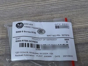 1 PIEZA NUEVO EN CAJA 5069-RTB5-TORNILLO ALLEN BRADLEY Compacto 5000 5 Tornillos RTB ENVÍO GRATUITO - Imagen 1 de 6