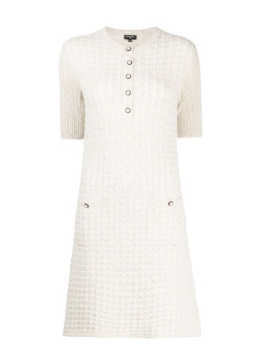 Abito in tweed Chanel 2000 manica corta taglia 38