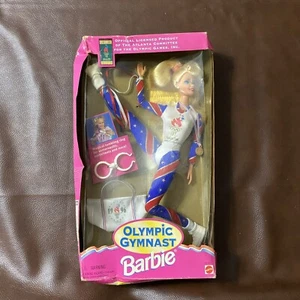 Vintage Mattel Barbie Olympic Turner Barbie 1996 Olympics Neu Originalverpackt!  - Bild 1 von 9