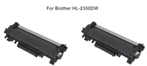 2 cartucce toner inchiostro nero per stampante laser Brother HL-L2350/2390/12350/12390DW - Foto 1 di 1