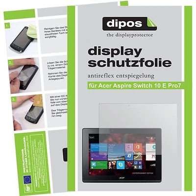 2x Protetor de Tela para Acer Aspire Switch 10 E Pro7 protetor de Proteção Antirreflexo - Imagem 1 de 4