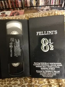 Fellini's 8 1/2, (VHS) Marcello Mastroianni, Claudia Cardinale - Picture 1 of 1