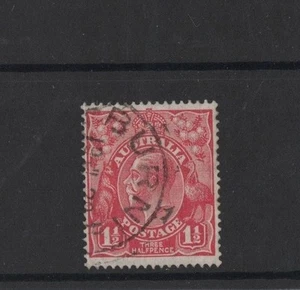 1926 Australia KGV 1 1/2d red SG 87 sm. multi wmk P14 fine used - Picture 1 of 1