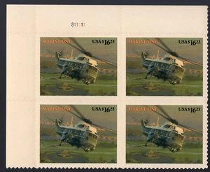 Scott #4145 Marine One (Helicopter) Plate Block of 4 Stamps - MNH #6 - Picture 1 of 1