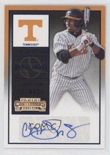 2015 Panini Contenders College Ticket Blue Foil Christin Stewart #35.1 Auto