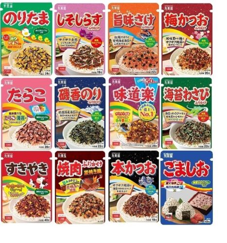 Marumiya, Furikake Series, Noritama, Bonito, Ume, etc, Japan