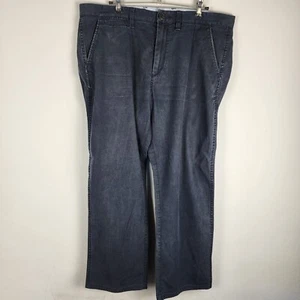 Armani Exchange Chinos Mens 34S W34 L27 Blue Cotton Casual Trousers Spring 2014 - Picture 1 of 13
