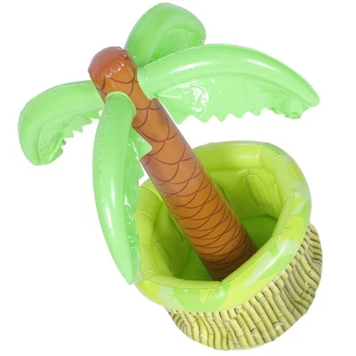  Aufblasbarer Eiseimer PVC Kokosnuss-Tree Outdoor Bier Ice Eimer Flaschen - Bild 1 von 4