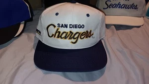 Vintage San Diego Chargers SnapBack Double script Sports Specialties pro line - Picture 1 of 7
