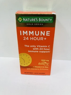 Nature’s Bounty Salud Inmune 24 Horas+ 50 Cápsulas Blandas CADUCIDAD 10/26  Foto 1 de 4