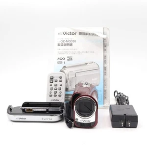 JVC Everio GZ-MG330 Kenwood Victor Hard Disk Video Camera Handycam Rouge Red - Picture 1 of 10