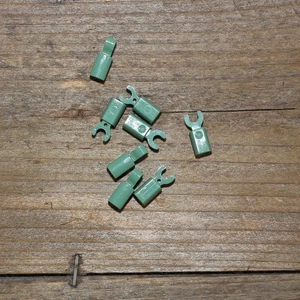 LEGO 44873 11090 Sand Green Connector Bar Holder with Clip Qty 8 - Picture 1 of 1