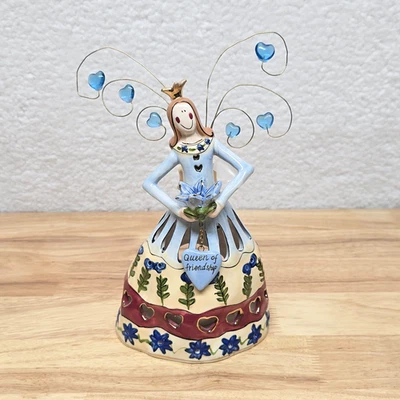 Blue Sky Clayworks Queen of Friendship Tea Light Holder by Heather Goldminc 2009 - Image 1 of 4