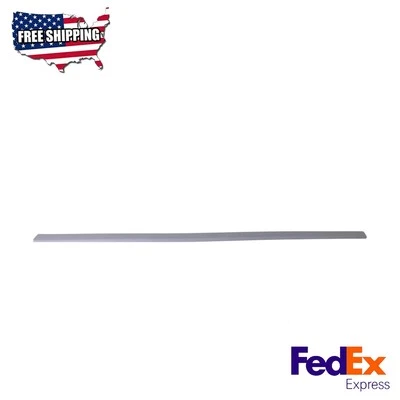 Moldura de porta preta frontal lateral do motorista compatível com 2002-2008 Audi A4 S4 - Imagem 1 de 4