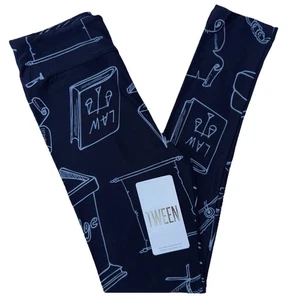 NUOVO Lularoe Leggings Tween (TG. 00-0) Donna Ragazza Law Court Burroy Morbido Elasticizzato - Foto 1 di 13