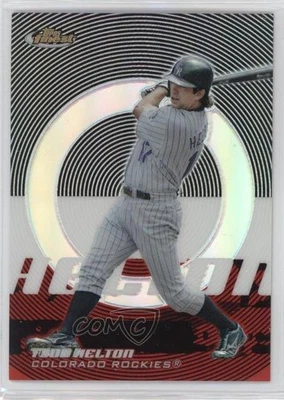 2005 Topps Finest Refractor /399 Todd Helton #137 HOF - Image 1 of 2