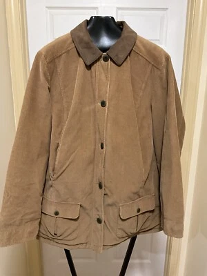 Vintage L.L. Bean Corduroy Barn Chore Beige Work Jacket Size 2XL - Image 1 of 4