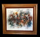 Original Oil Painting. Vintage Late Mid Century. Jockeys, Horse Racing. Impasto.