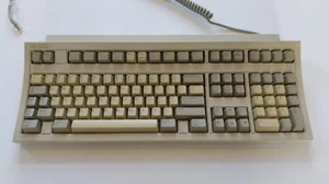HP Hewlett Packard Terminal keyboard E03617blank QWERTY Layout Vintage retro - Afbeelding 1 van 6