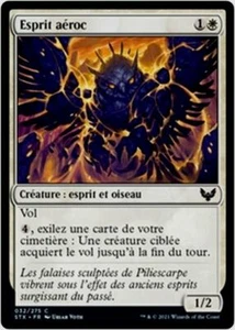 MTG Magic STX - [x4] Stonerise Spirit/Esprit aéroc, French/VF - Picture 1 of 1